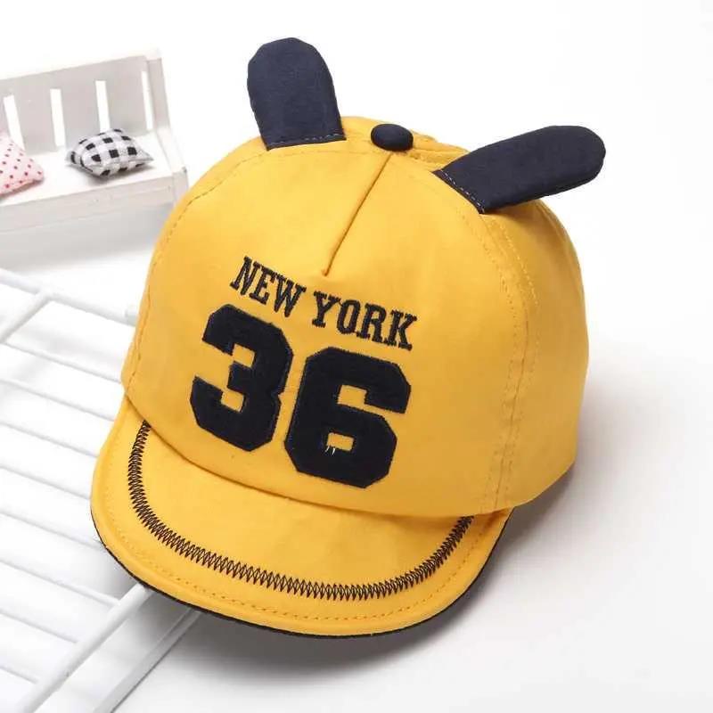 Topi Baseball Anak Laki-Laki / Perempuan 0-3 Tahun Bahan Lembut Kualitas Bagus