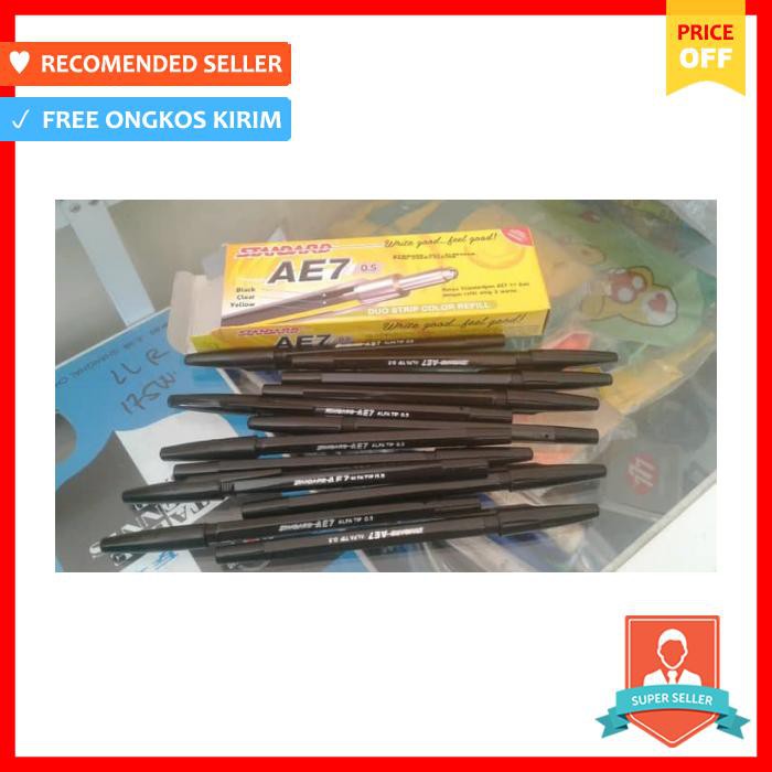 

Standart Ae7 0.5 Hitam - Alat Tulis - Pulpen