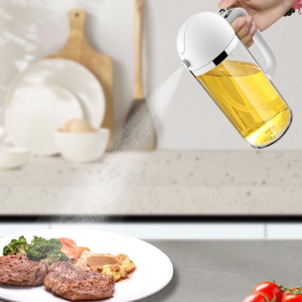 [Elegan] Oil Sprayer Kaca 2in1 Botol Minyak Untuk Masak Olive Oil Cuka Saos Aksesoris Dapur