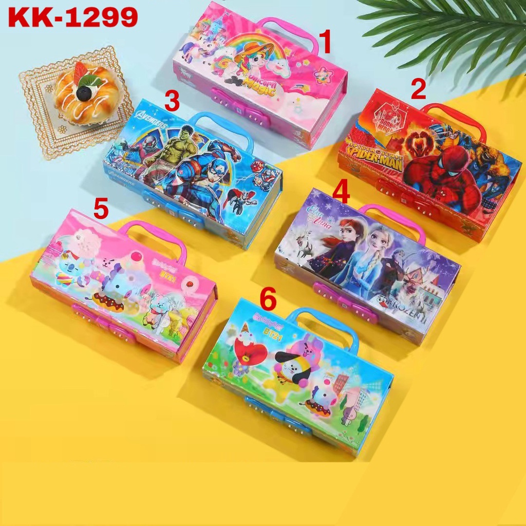 SOS Kotak Pensil Karton Kode tingkat 3 / Tempat Pensil / Pencil Case-KK  3D