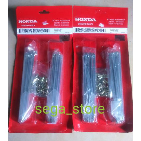 ruji jari jari honda astrea prima grand legenda ori original AHM depan belakang