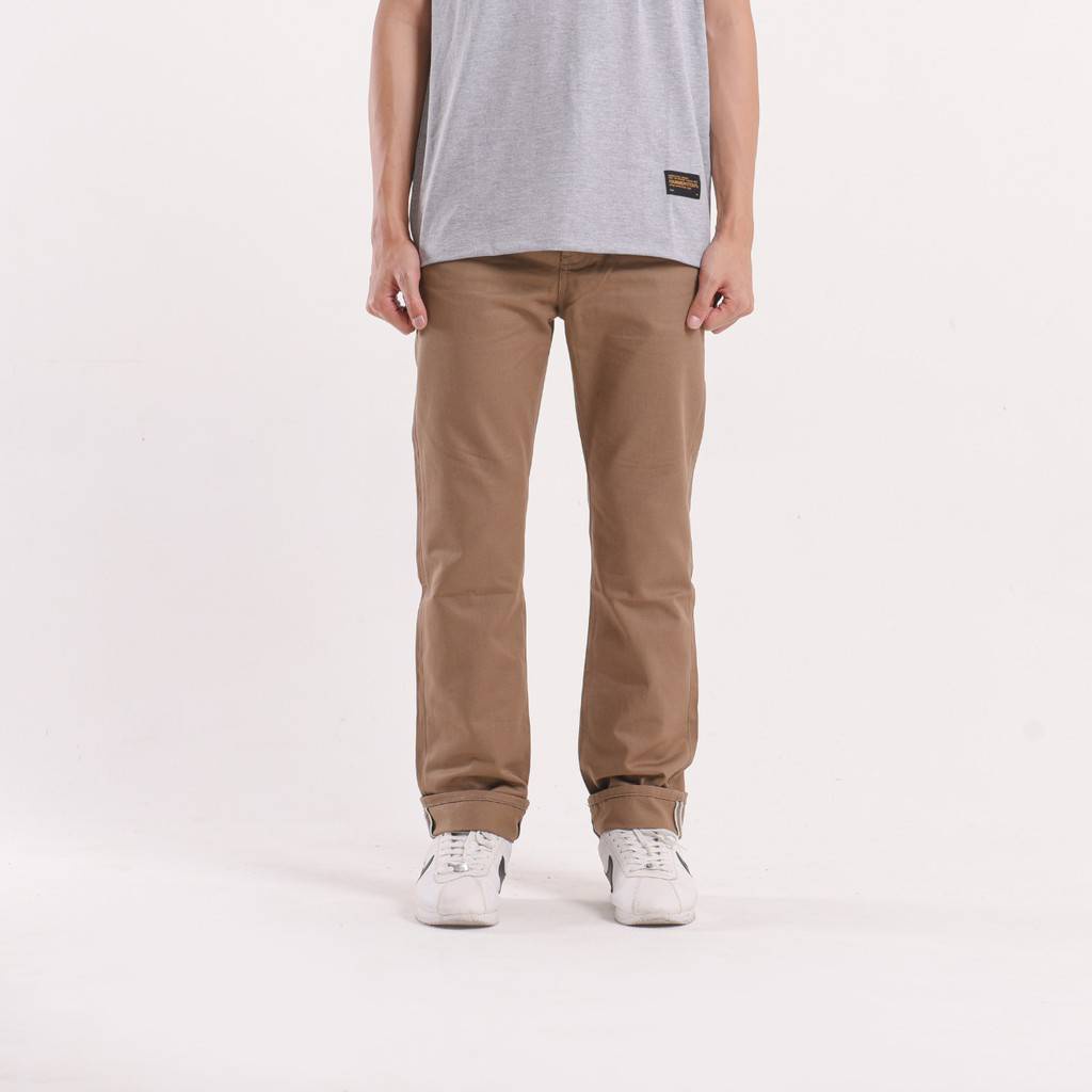 Wisdom Project - Cealana Chino Pants Straight Reguler Fit Non Stretch American twill - Chino Walker - Chino Casual Work Pants