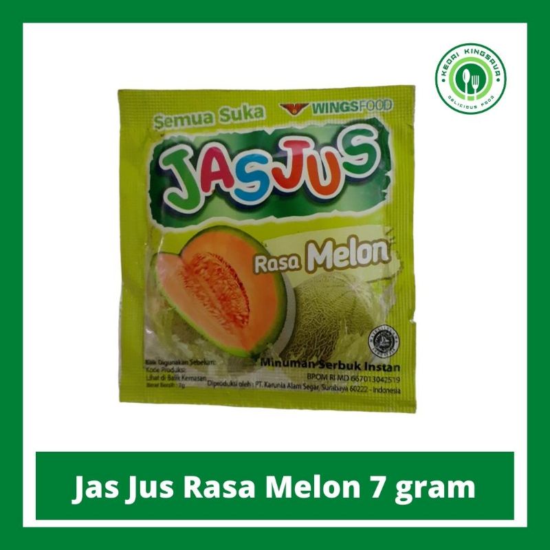 

Jas Jus Rasa Melon 7 gram isi 1 pcs