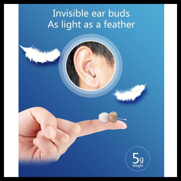 Alat Bantu Dengar Pendengaran Telinga Super Kecil Mini Terkecil - Baru