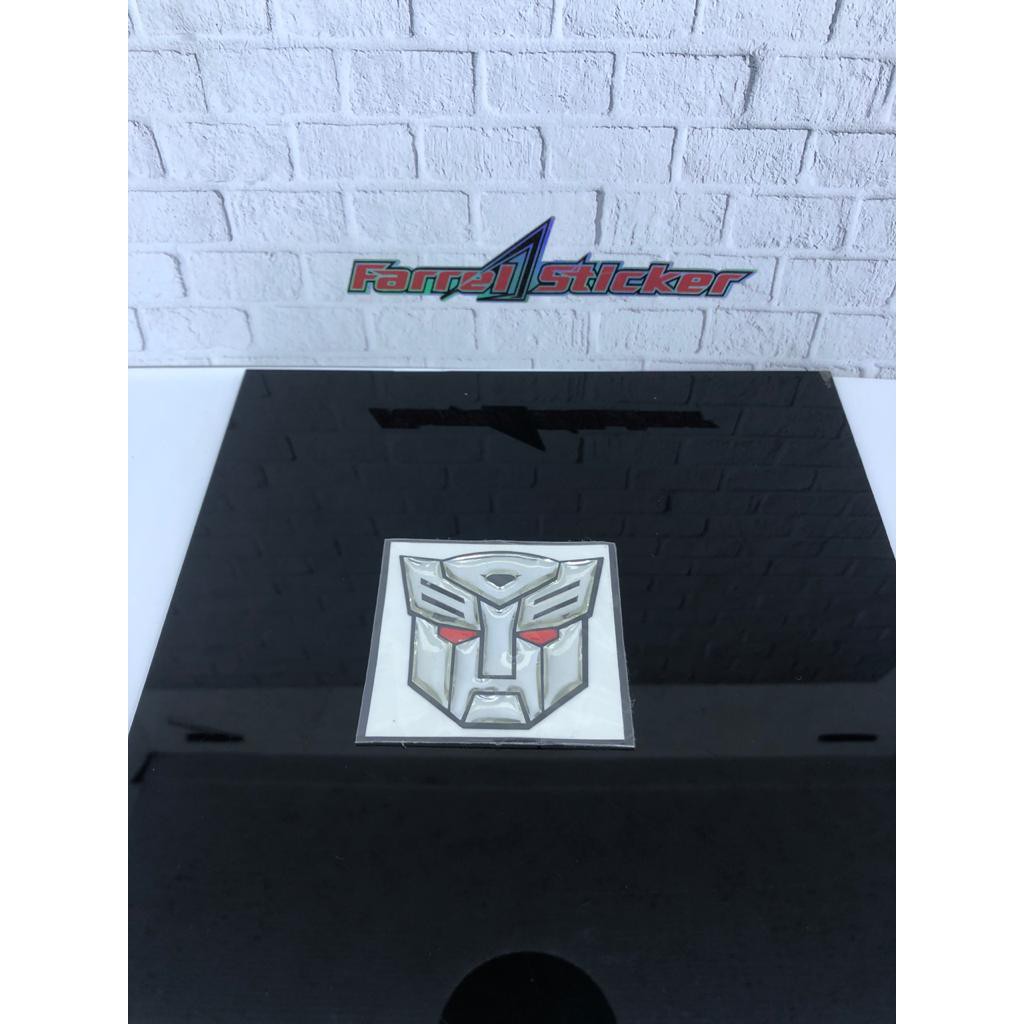 stiker transformers timbul mini