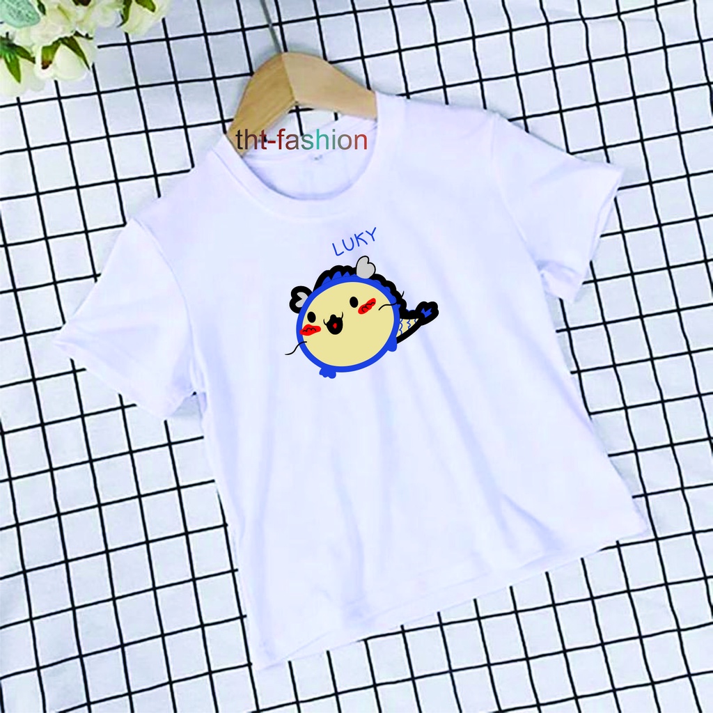 Kaos anak unisex luki atasan anak lengan pendek kaos oblong anak