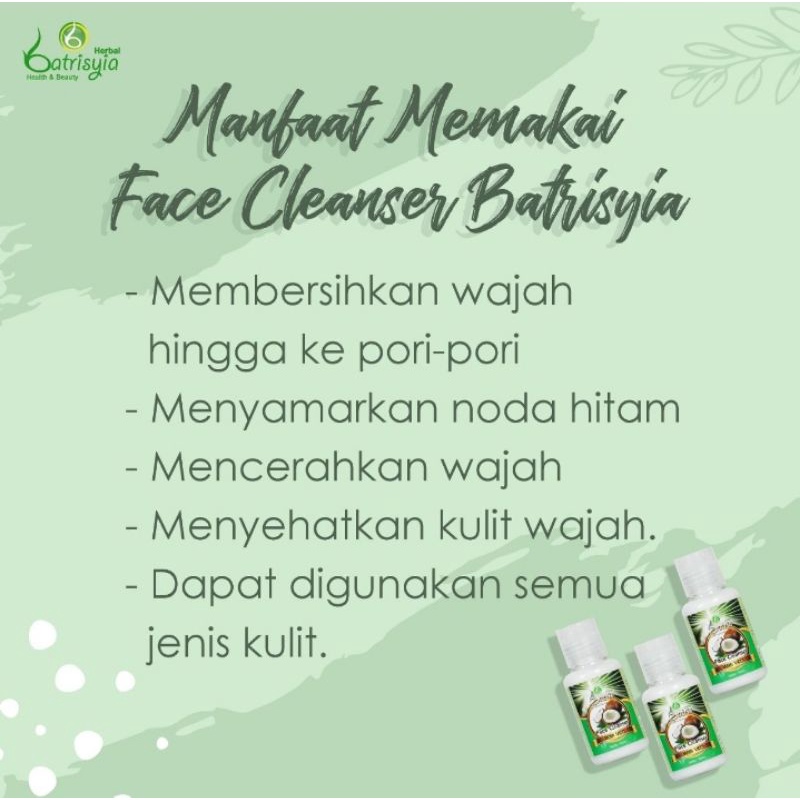 micellar face milk cleanser gel freshly water susu pembersih wajah batrisyia herbal