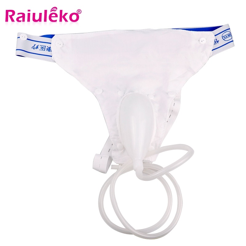 PREORDER Female/male urine bag urine collection set with special briefs Silicone urinal bag penile