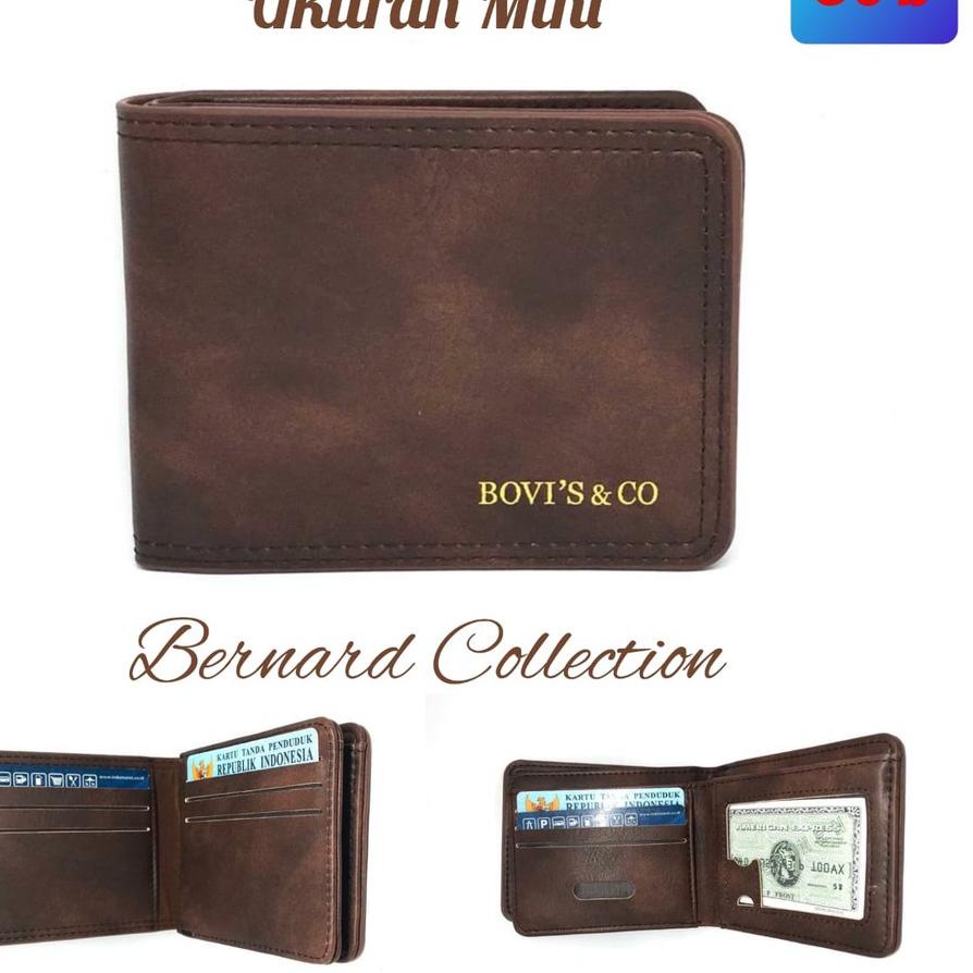 ♧ Dompet Pria Dompet Laki2 Dompet Simple dan Polos Ukuran Mini/ Kecil Bahan PU Leather ✾