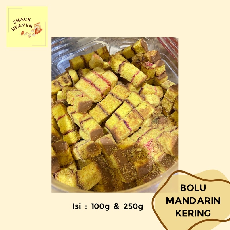

SNACK CEMILAN MANIS BOLU KUE MANDARIN KERING 100g