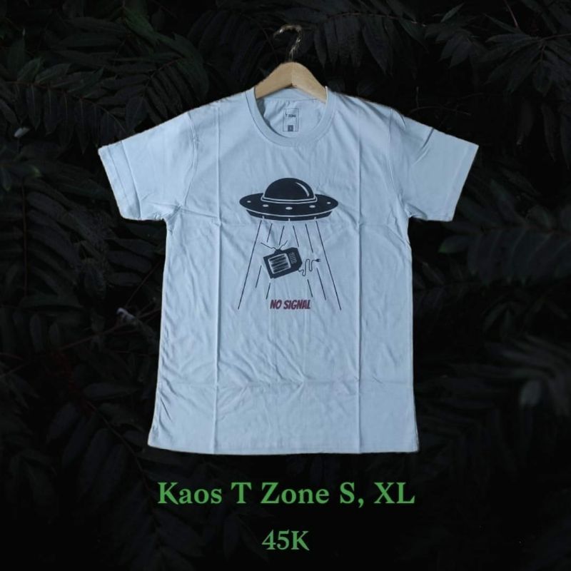 PROMO MATAHARI MALL//DISKON KHUSUS//T-shirt T-Zone lengan pendek original brand kaos katun dewasa un