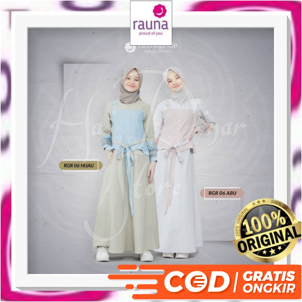 [Terbaru] Rauna Gamis Muslimah RGR 06 Ready
