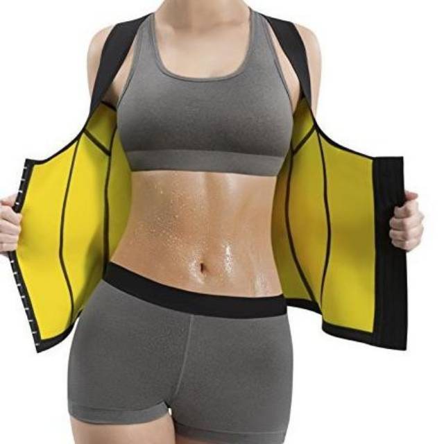 KORSET CORSET WANITA PRIA CAMI HOT SHAPERS WAIST CINCHER / korset baju olahraga pembakar lemak tubuh