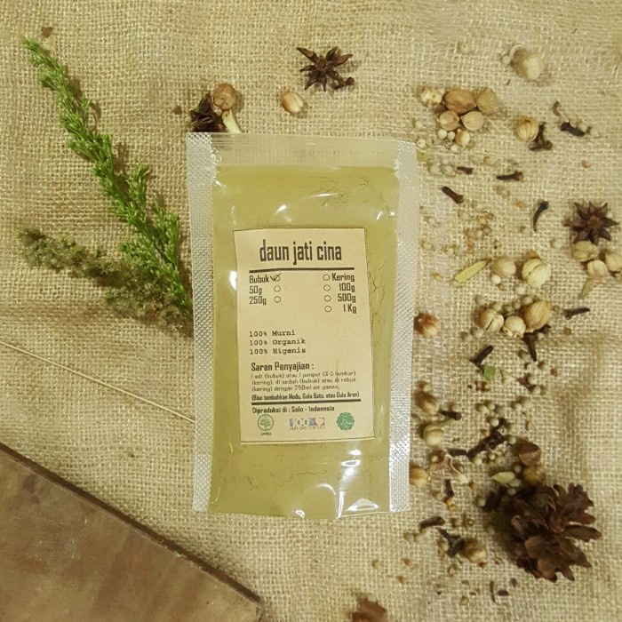 

DAUN JATI CINA BUBUK 1 KG - Senna Alexandrina - MURNI - JSR