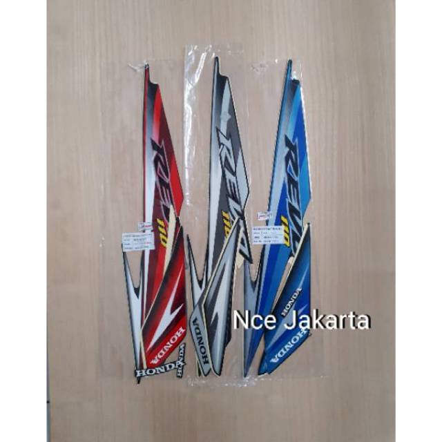 STIKER STRIPING HONDA REVO 2009