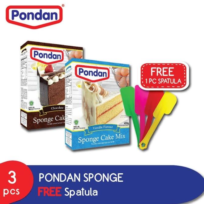 

TERMURAH Pondan Sponge Cake GRATIS Spatula