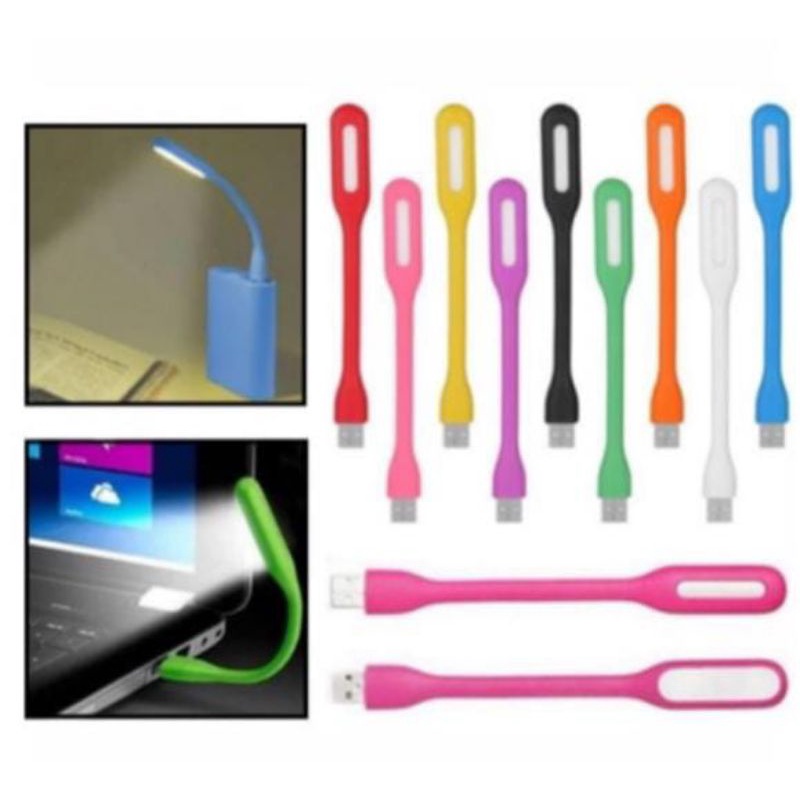 usb led lamp lampu sikat gigi emergency lamps light portable belajar baca laptop powerbank