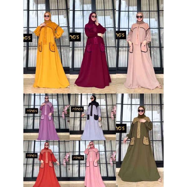GAMIS NINOS TERBARU BY NINOS DESIGN 0043 ORIGINAL