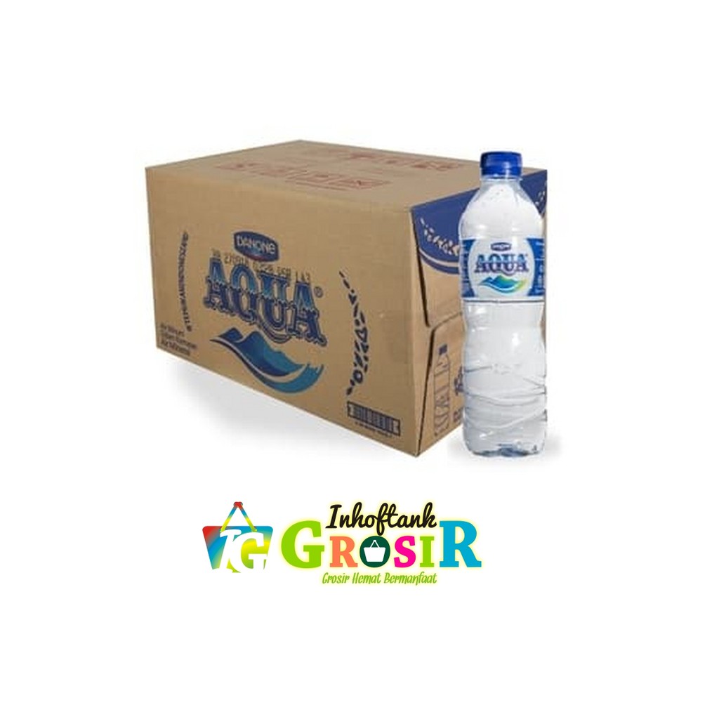 

AQUA BOTOL 600ml/DUS (isi 24 botol)
