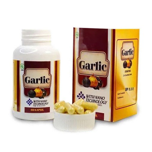 BLACK GARLIC 100 Kapsul Whith Nano Technology Ekstrak Bawang Putih Hitam Tunggal Lanang 100% Asli