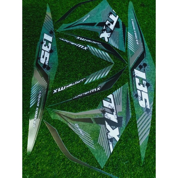 Striping Jupiter Mx New 135 Transparan Custom Rain Sticker Transparan Jupiter Mx New 135