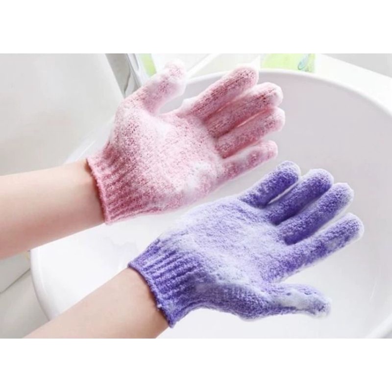 Spons Sarung Tangan Mandi / Body Scrubber Exfoliating / Bath Glove / Sponge