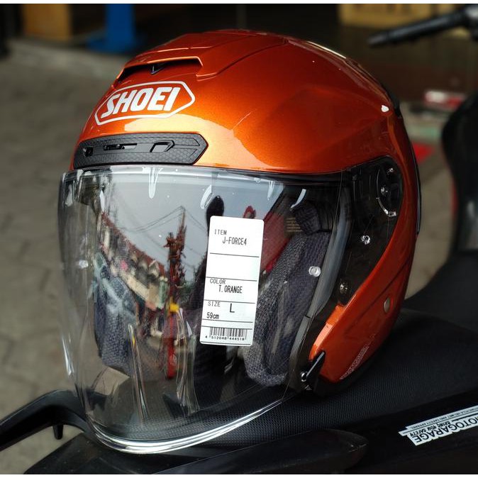 Barang Bagus Shoei J Force 4 Orange BARANG BAGUS