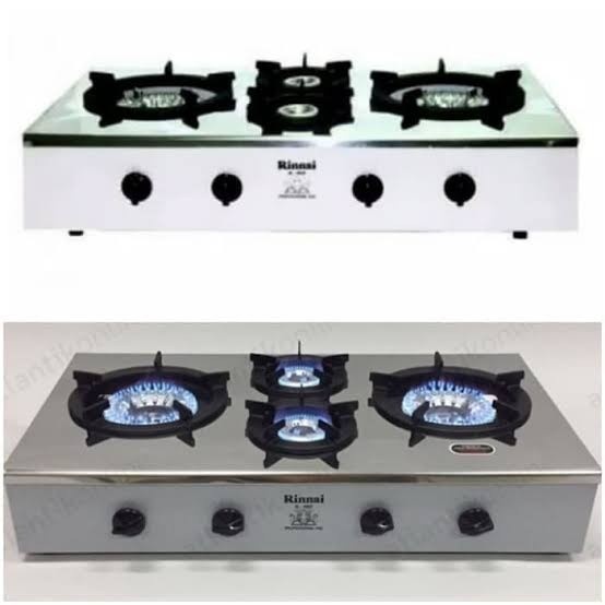 Kompor 4 Tungku Rinnai RI-4RSPN Gas Stove RI4RSP RI 4RSPN