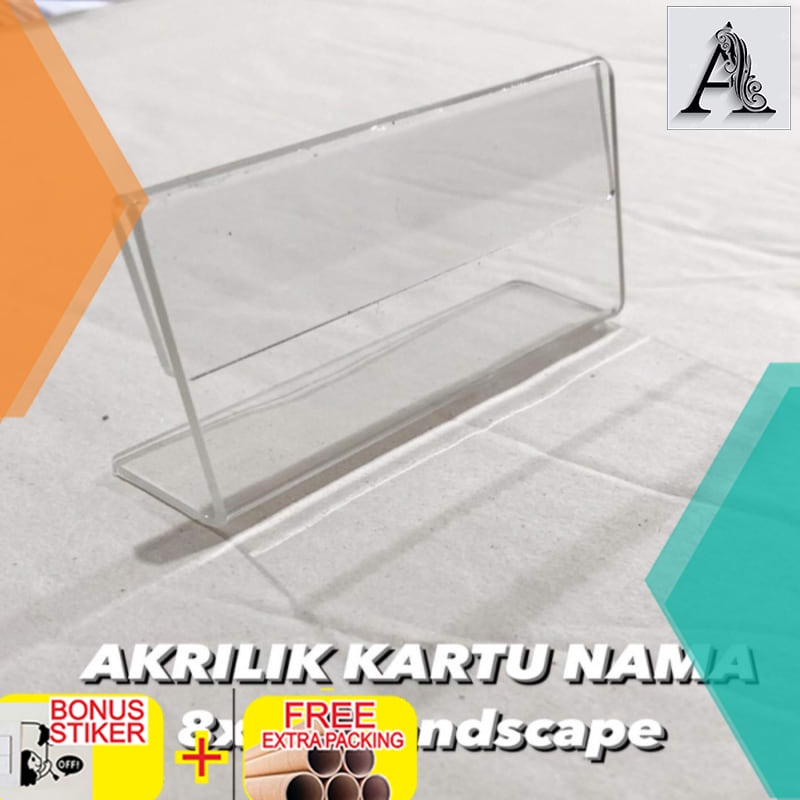 

Terlaris Akrilik Price Tag Horizontal/Acrylic Standing Harga/Akrilik 4x8cm