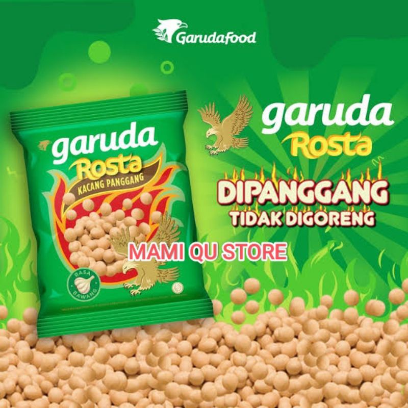 

Garuda Rosta Kacang Panggang 1 Renceng (10Pcs x 11 Gram)