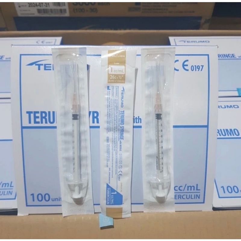 TERUMO 1 cc TERUMO 1 ml SYRINGE SPUIT