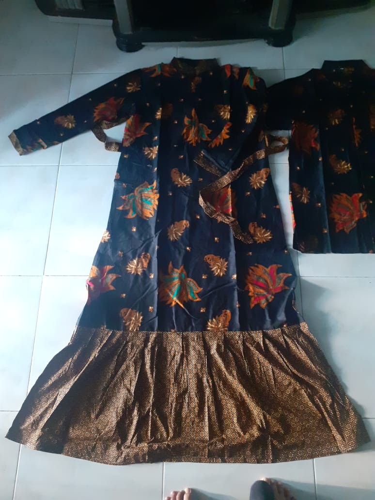 Maura Couple - Sania Ruffle Batik Couple Ori Ndoro Jowi Dnt Garansi Termurah Shopee- Oktavia