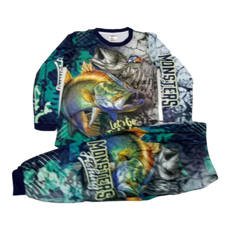 SETELAN BAJU MANCING MANIA/JERSEY MANCING MANIA/SETELAN BAJU ANAK LAKI LENGAN PANJANG