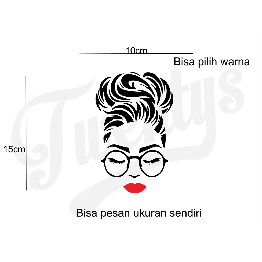 

STIKER GIRL STICKER CUTTING BISA DITEMPEL DIMANAPUN