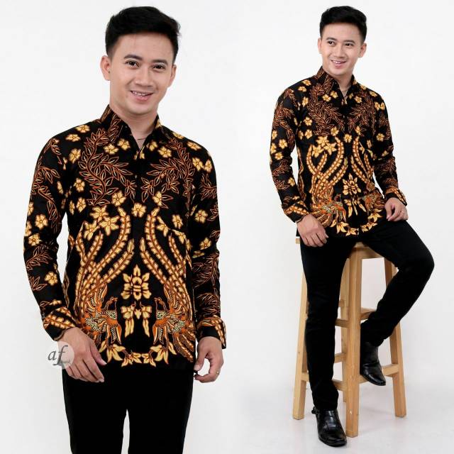 PROMO Harga Terjangkau! KEMEJA BATIK MOTIF MPRET KUNING