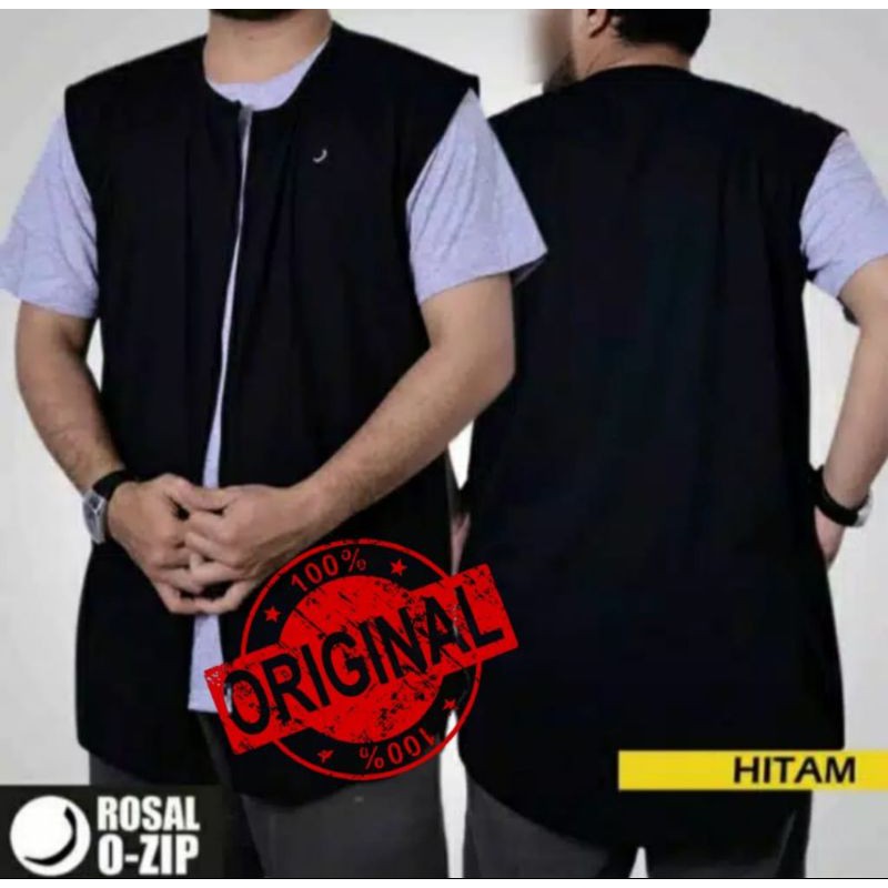 Rompi Sholat pria cowok Rosal Ozip Banyak Warna
