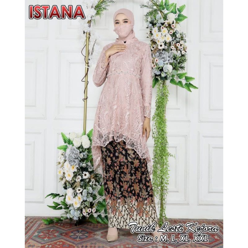 Permata Olshop / Kebaya Lesty Kejora SC / Aurora Tulle Modern / Kebaya Wisuda Kekinian / Kebaya Elegant / Kebaya Tunik Modern / Bridesmaid / Kebaya Payet