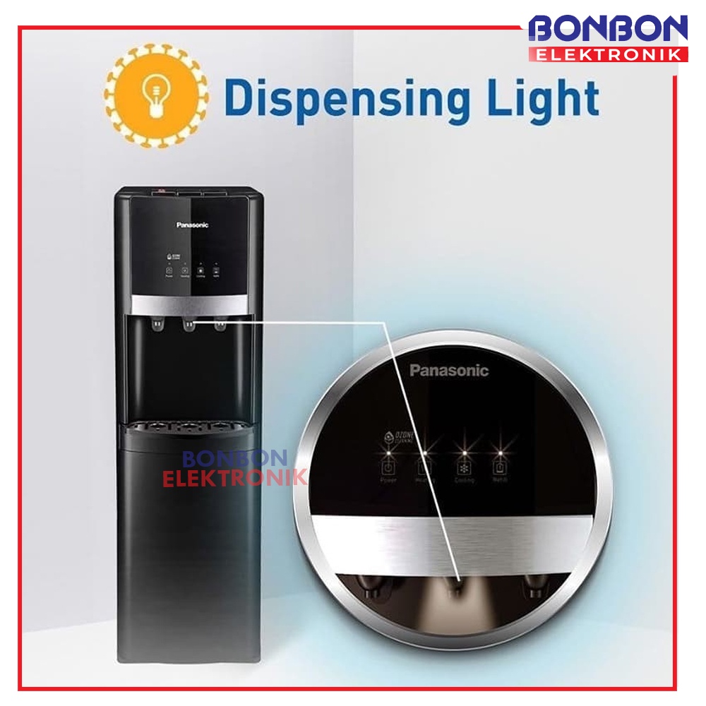 Panasonic Dispenser Galon Bawah NY-WDB83MA-K/W + Ozone Cleaning Tech