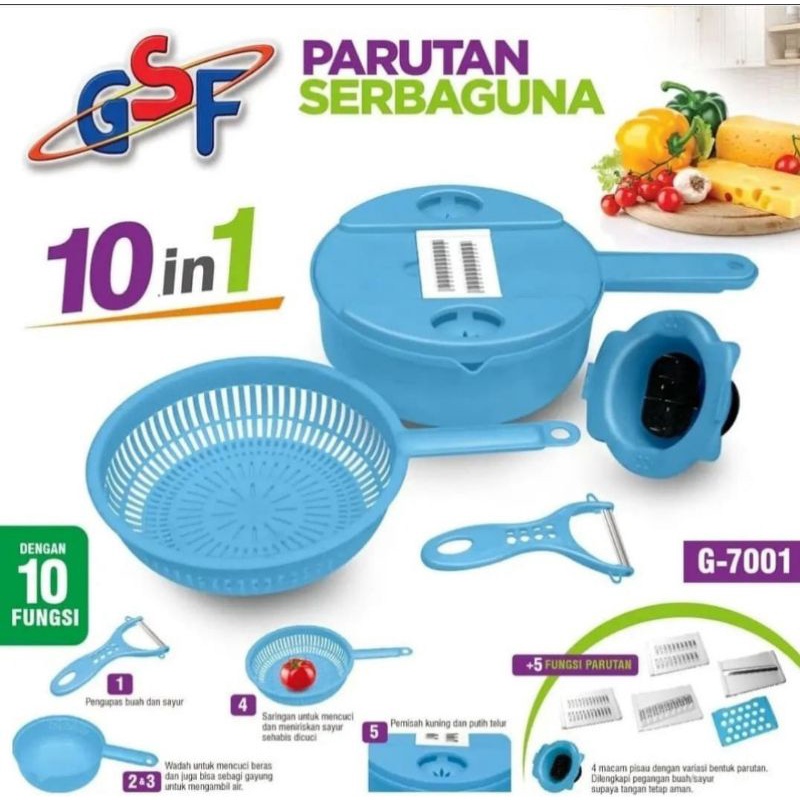 parutan serbaguna 10 in 1 GSF 7001