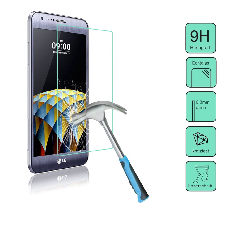 CLEAR TEMPERED GLASS LG X-Cam / LG X-Power