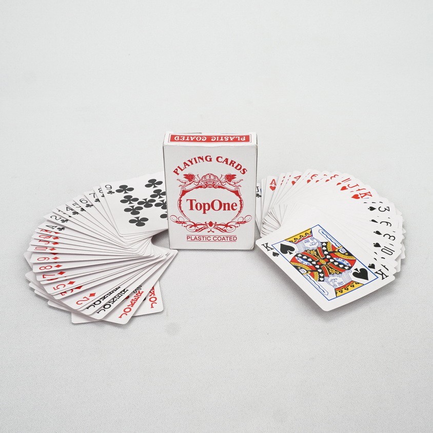 Kartu Remi Playing Cards Poker Card TOP ONE Plastic Coated