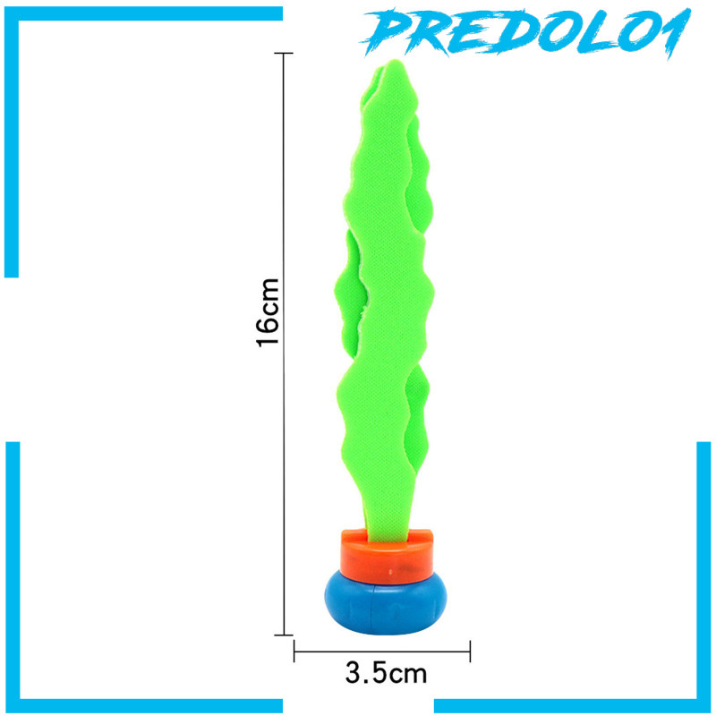 [PREDOLO1]3pcs Kids Plants Diving Toy Sea Plant Summer Sinking Swimming for Children