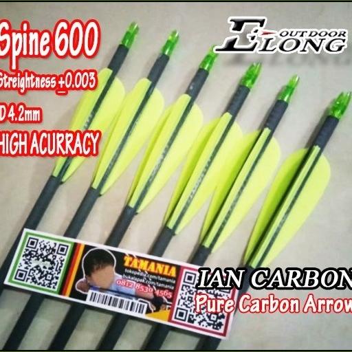Arrow Elong Ian Carbon 600 Id4.2 Anak Panah Karbon Terlaris