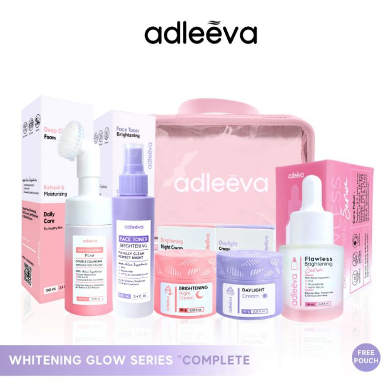 ADLEEVA BY ADEEVA PAKET COMPLETE&BASIC WHITENING/ACNE ADLEEVA BY ADEEVA-Paket komplit ws