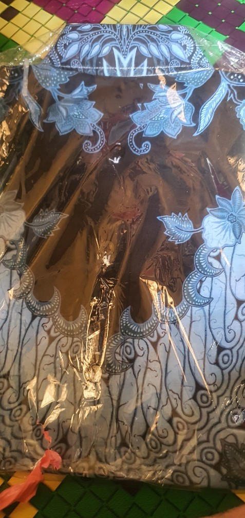 (bisa Cod) Hem Kemeja Batik Pria Slim Fit Modern Mewah Kualitas