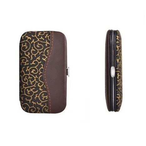 manicure pedicure set 7in1 dompet paket pembersih kuku pinset gunting lancip korek telinga kuping