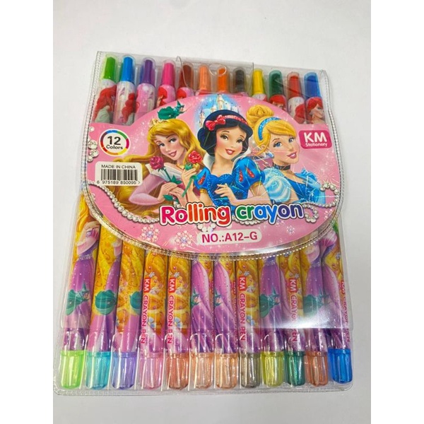 

Crayon Putar 12 Warna Panjang Karakter Cewek/Cowok