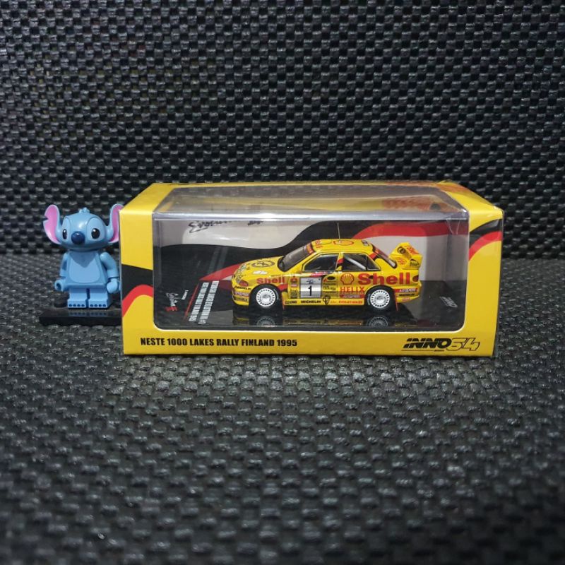 Inno64 Inno Mitsubishi Lancer Evolution 3 III Shell Neste Rally Finland 1995 Yellow Kuning
