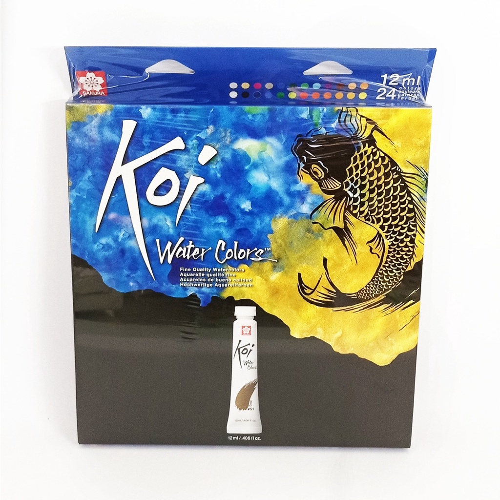 

Cat Air Sakura Koi Watercolor Tube 12ml Set - 12 ml SET 24