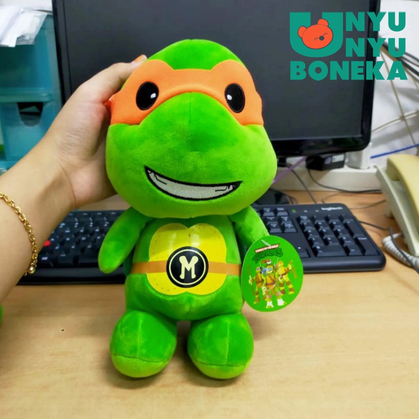 Boneka Kura2 Ninja Size 8&quot;/25cm/NinjaTurtle/SuperHero/MainanAnak